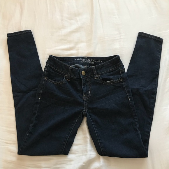 American Eagle Outfitters Denim - American Eagle Dark-wash Denim Jegging
